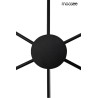 MOOSEE lampa ścienna SHADOW 6 czarna