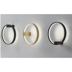 MOOSEE lampa ścienna CIRCLE WALL złota