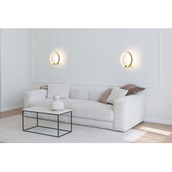 MOOSEE lampa ścienna CIRCLE WALL złota