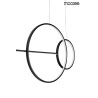 MOOSEE lampa wisząca RAGE czarna