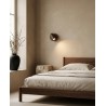 Lampa ścienna SHP PICKET brązowa