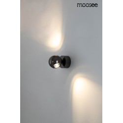 MOOSEE lampa ścienna EOS czarny chrom