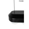 MOOSEE lampa wisząca DROPS 3 czarna