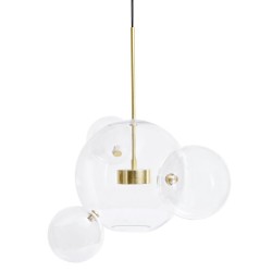 MOOSEE lampa wisząca CAPRI 4 złota