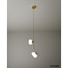 MOOSEE lampa wisząca RUGIA złota