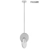 MOOSEE lampa wisząca DISCO srebrna