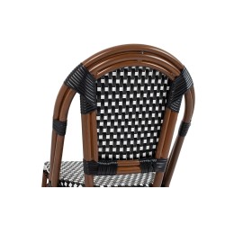 Krzesło ogrodowe CAFE PARIS brązowe       rattan