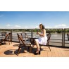 Krzesło ogrodowe CAFE PARIS brązowe       rattan