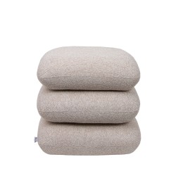 Pufa STONES beżowa