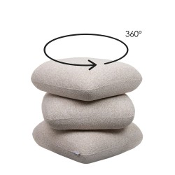 Pufa STONES beżowa