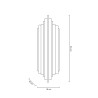 MOOSEE lampa ścienna HARMONIC BLACK czarna