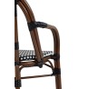 Krzesło ogrodowe CAFE PARIS ARM brązowe   rattan