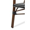 Krzesło ogrodowe CAFE PARIS ARM brązowe   rattan