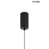 MOOSEE lampa wisząca OMBRE 60 czarna