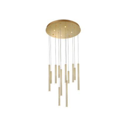AZZARDO lampa wisząca ILIOS 12 3-STEP     DIMM złota