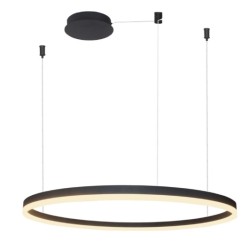 AZZARDO lampa wisząca HALO 100 czarna