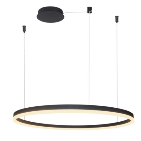 AZZARDO lampa wisząca HALO 100 czarna