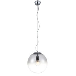 AZZARDO lampa wisząca IRIS 30 srebrna