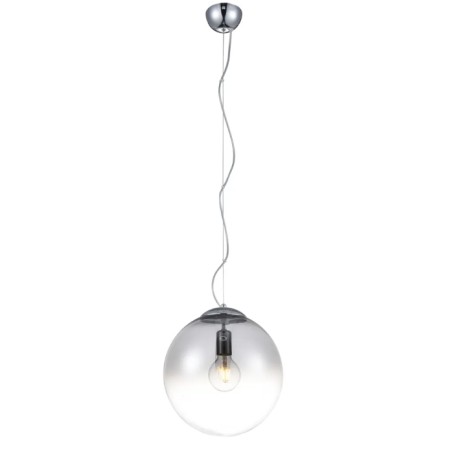 AZZARDO lampa wisząca IRIS 30 srebrna