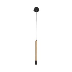 AZZARDO lampa wisząca IZOLDA 1 brązowa    / drewno