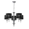 AZZARDO lampa wisząca IMPRESS 5 czarna