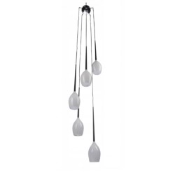 AZZARDO lampa wisząca IZZA 5 biała