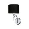 AZZARDO lampa ścienna IMPRESS czarna