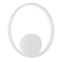AZZARDO lampa ścienna HALO 40 WALL biała