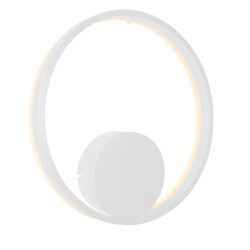 AZZARDO lampa ścienna HALO 40 WALL biała