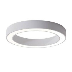 AZZARDO lampa sufitowa / plafon MARCO     TOP 60 CCT z pilotem biała