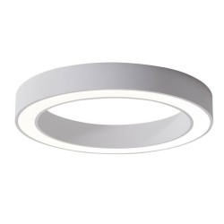 AZZARDO lampa sufitowa / plafon MARCO     TOP 80 CCT z pilotem biała