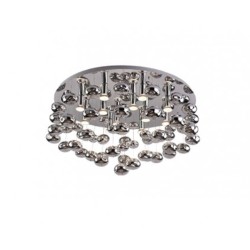 AZZARDO lampa sufitowa / plafon LUVIA     D80 chromowana
