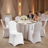 Zestaw 6 pokrowców na krzesło bankietowe  SHP WEDING biały