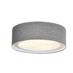 AZZARDO lampa sufitowa / plafon MILO      szara