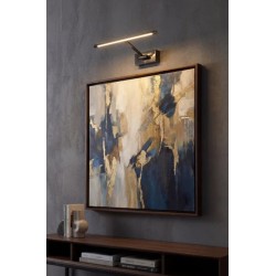 AZZARDO lampa ścienna MONALISA 46         chromowana / czarna