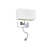 AZZARDO lampa ścienna MARTENS WALL LED    biała