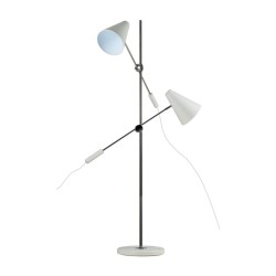 AZZARDO lampa podłogowa KAJA biała