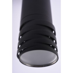 AZZARDO lampa sufitowa / plafon LOCUS     czarna