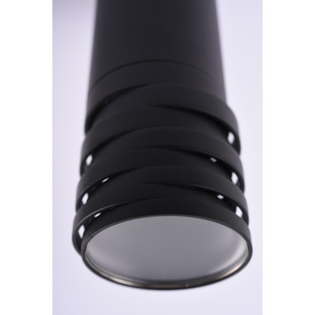 AZZARDO lampa sufitowa / plafon LOCUS     czarna