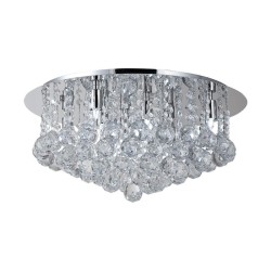 AZZARDO lampa sufitowa / plafon BOLLA 48  chromowana