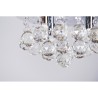 AZZARDO lampa sufitowa / plafon BOLLA 48  chromowana