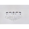 AZZARDO lampa sufitowa / plafon BOLLA 58  chromowana