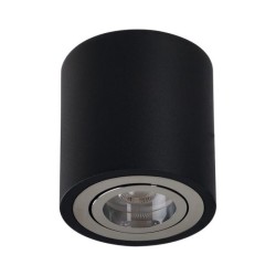 AZZARDO lampa sufitowa / plafon BRANT     czarna / chromowana