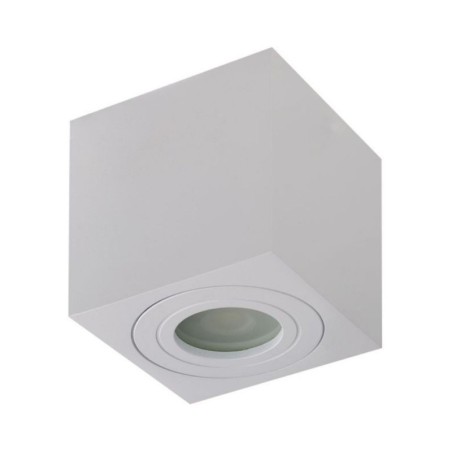 AZZARDO lampa sufitowa / plafon BRANT     SQUARE IP44 biała