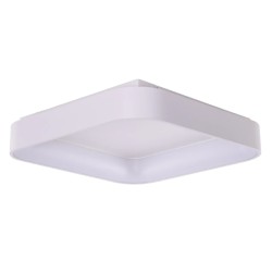 AZZARDO lampa sufitowa / plafon SOLVENT   S TOP 60 CCT SMART z pilotem biała