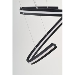 AZZARDO lampa wisząca ALESSIA czarna