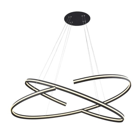 AZZARDO lampa wisząca ALESSIA XL czarna
