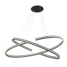 AZZARDO lampa wisząca ALESSIA XL czarna