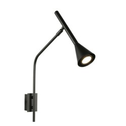 AZZARDO lampa ścienna CYGNUS czarna