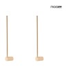 MOOSEE zestaw 2 lamp ściennych OMBRE 60   złoty